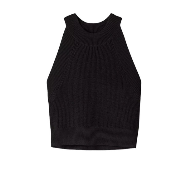 Aritzia Wilfred New Halter Tank in Black - Picture 9 of 9